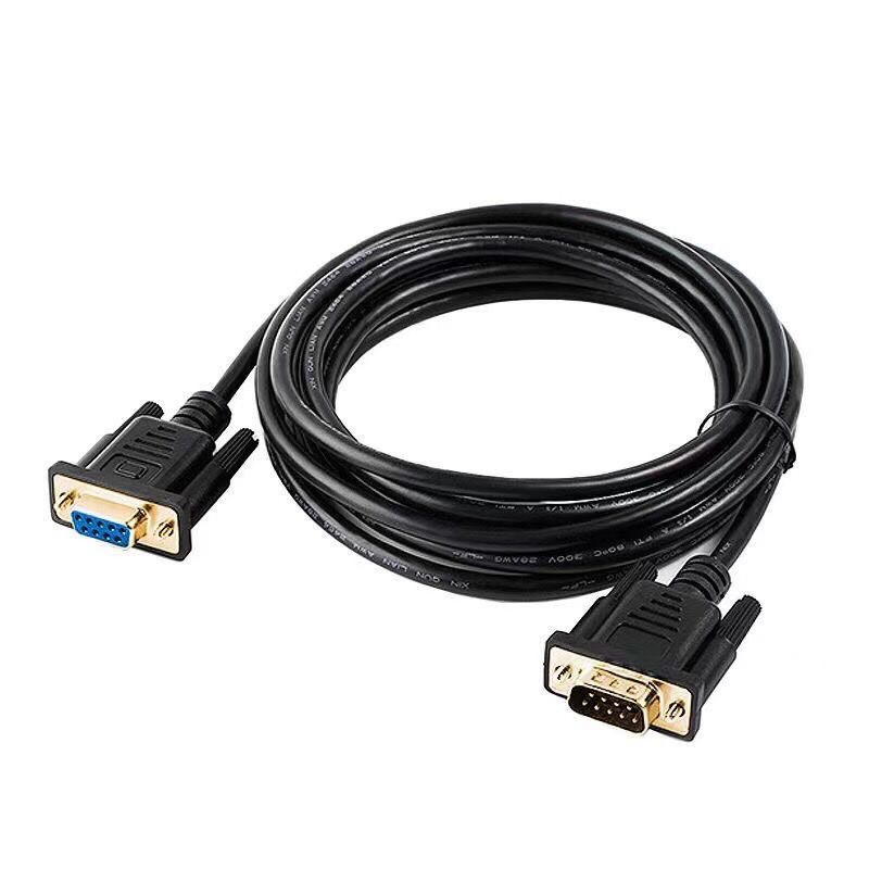 สายสัญญานDB9/RS232/9pin/ตัวแปลงRS239 MFข้อต่อ 9 พิน หัวผู้เมียตัวต่อสายสัญญานRS232 ยาว 5 เมตร แข็งแร