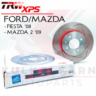 TRW จานเบรคหน้า รุ่น XPS MAZDA 2 09, FORD FIESTA 08 (ใส่แทนของเดิมได้ทันที) (DF4966XSS)