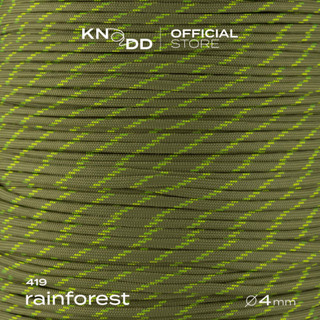 KNODD พาราคอร์ดไนลอน นำเข้าจากอเมริกา สี No.419: Rainforest ขนาด 4มม