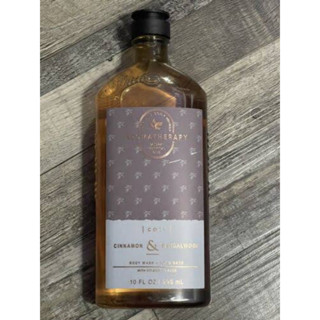 Bath &amp; Body Works Aromatherapy  Cozy CINNAMON &amp; SANDALWOOD Body Wash Foam Bath 295ml. ของแท้