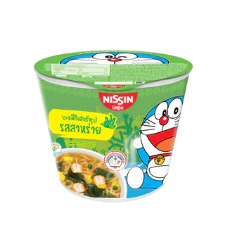 นิสชิน บะหมี่กึ่งสำเร็จรูป มินิคัพ โดราเอมอน รสสาหร่าย แพค 6/NISSIN INSTANT NOODLE MINI CUP DORAEMON SEAWEED FLAVOUR