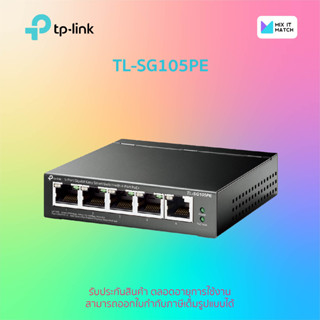 TP-Link TL-SG105PE 5-Port Gigabit Easy Smart Switch with 4-Port PoE+ (TL-SG105PE)