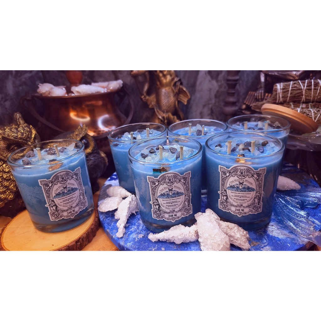 🔮 Wood sage & Sea Salt Candle 🔮เทียนหอมกลิ่นสดชื่น Relax ผ่อนคลาย เพิ่ม Energy ในการทำงาน