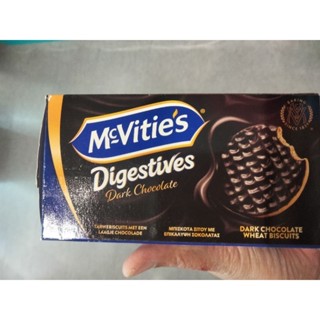 Mcvities Digestives Dark Chocolate Chocolate บิสกิตเคลือบดาร์กช็อคโกแลต  200g