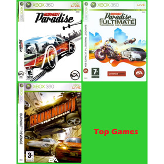 Burnout Paradise the Ultimate Box  /   Revenge เบิร์นเอ้าท์ แผ่นเกม Xbox 360  สำหลับเครื่องแปลง RGH/JTAC  LT2.0 LT3.0