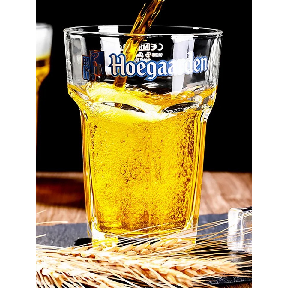 แก้ว Hoegaarden โฮการ์เด้นขนาดกลาง 500ML และขนาดใหญ่จุใจ 800ML