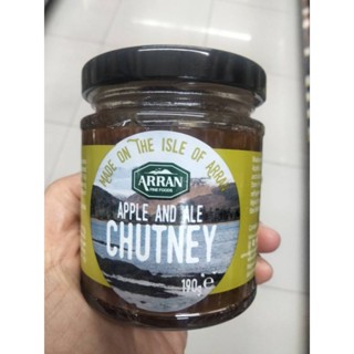 Arran Apple &amp; Ale Chutney ซอสแอปเปิ้ล สำหรับจิ้ม แบะ ราดหน้าอาหาร 190 G ราคาพิเศษ