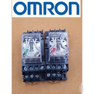 om  Relay  my4  มีไฟ 12vdc 12vac 24vdc 24vac 220vac ราคาต่อชิ้นรีเลย์และ ส ราคาชุด