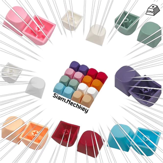 พร้อมส่ง ของแท้ 11 สีใหม่ คีย์แคปสี PBT MA profile blank keycap ไม่พิมพ์อักษรตกแต่งคีย์บอร์ด Mechanical Keyboard