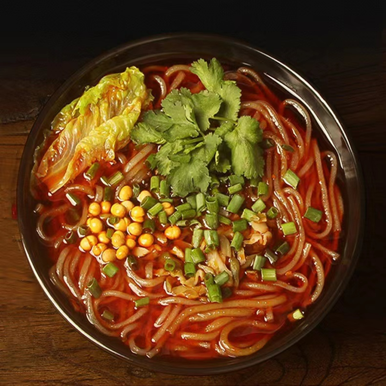 เส้นหนึบสุกี้จีนมันม่วง หนานุ่มเคี้ยวหนึบอร่อย ติดทอปรายการโชว์กินอาหาร ขนาด 180 กรัม - รูปที่ 4