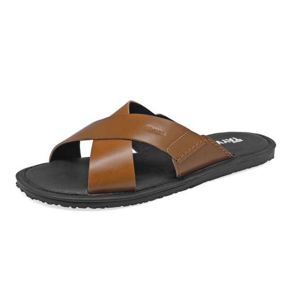 TAYWIN(แท้) รองเท้าแตะเทวินทร์ ผู้ชาย รุ่น SKT-71 หนังCCOสีแทน