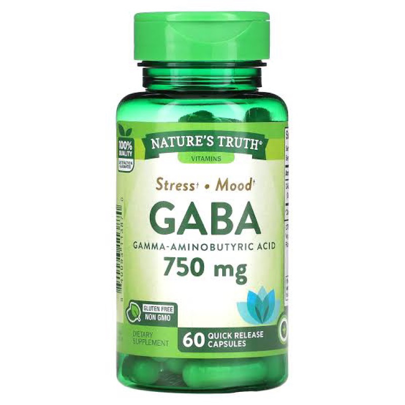 Nature’s Truth GABA 750 mg 60 Capsules