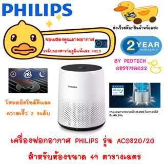 philips เครื่องฟอกอากาศ AC0820 ประกันศูนย์ 2 ปี