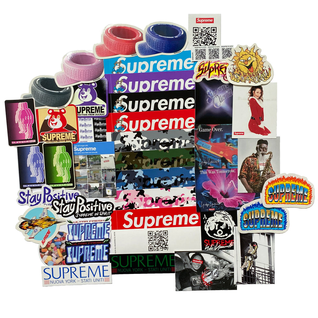 (พร้อมส่ง ของแท้) สติกเกอร์ Supreme / Carnival / StockX / Goat