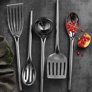 MIU - อุปกรณ์ทำอาหาร 5 ชิ้น ชุดเครื่องครัวสแตนเลส MIU Set of 5 Stainless Steel Kitchen Tools