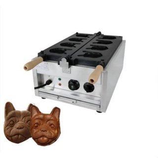 เครื่องทำไทยากิรูปหน้าสุนัข 4 ชิ้น Taiyaki Dog Face เตาอบวาฟเฟิล ไฟฟ้า3000w. 📌มีพร้อมส่ง