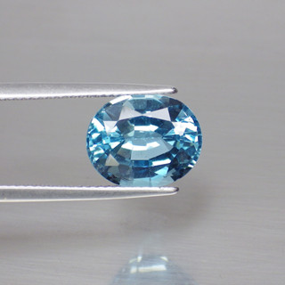 พลอย โทพาส ธรรมชาติ แท้ ( Natural Sky Blue Topaz ) หนัก 6.12 กะรัต