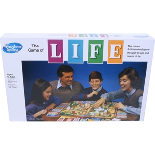 Hasbro Gaming The Game of Life Board Game for Families and Kids Ages 9 and Up, Game for 2-8 Players บอร์ดเกม
