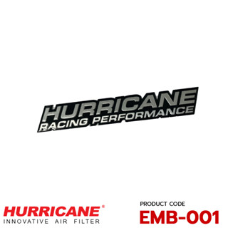 เพลทอลูมิเนียม HURRICANE มอเตอร์ไซค์ EMB-001