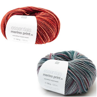 Rico Essentials Merino Print dk ไหมสีเหลือบ Wool 100%