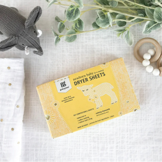 (พร้อมส่ง) นำเข้าจากอเมริกา ของแท้ 100% แผ่นอบผ้า Grab Green, Newborn Baby Dryer Sheets, 0-4 Months, Calming Chamomile