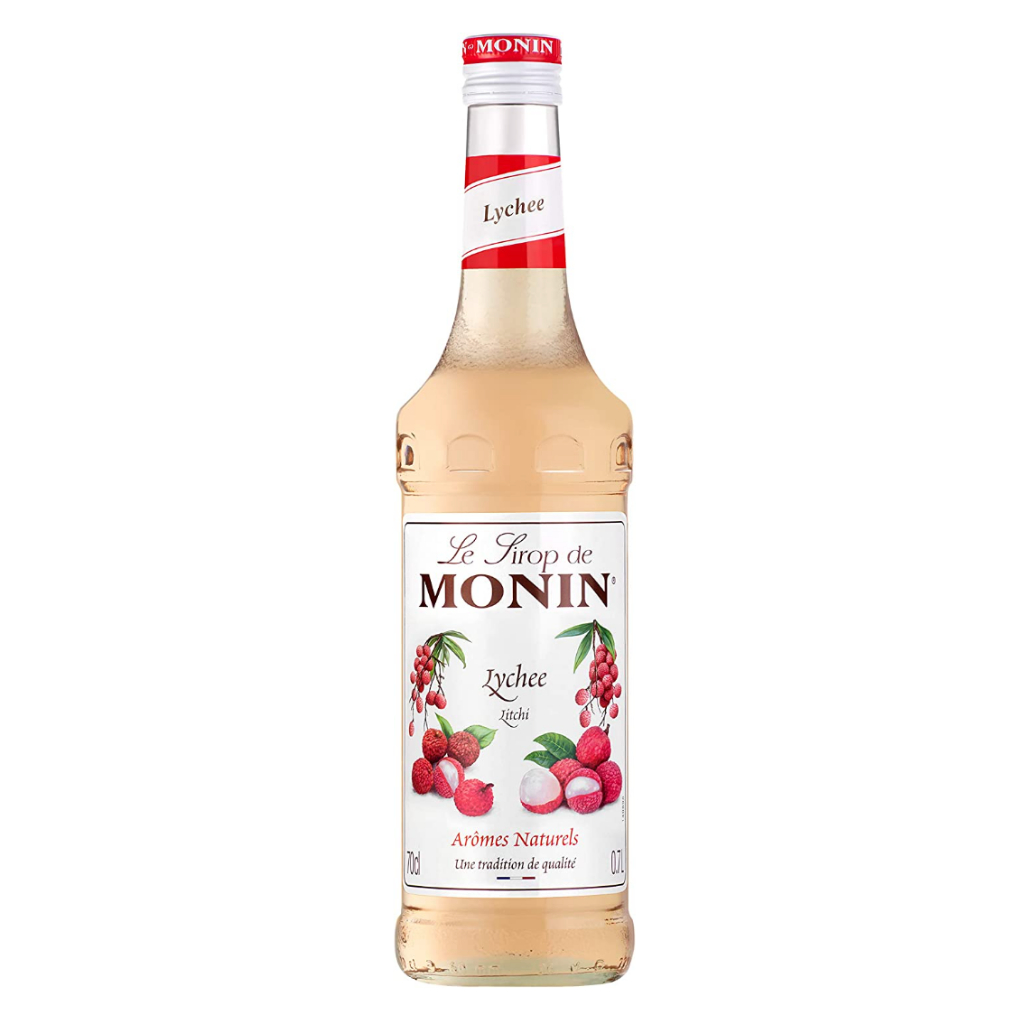 (BHC) น้ำเชื่อม MONIN กลิ่น “Lychee” ไซรัปโมนิน ไซรัปลิ้นจี่ (MONIN Lychee Syrup 700 ml.)