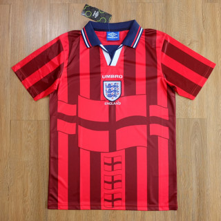 เสื้ออังกฤษ ย้อนยุค ทีมเยือน ปี 1998 เกรด AAA England Retro Away 1998