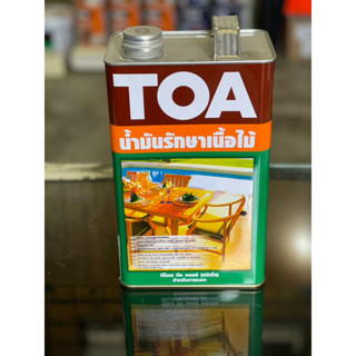 TOA Teak Oil น้ำมันรักษาเนื้อไม้ ทีโอเอ ทีค ออยล์ ชนิดใส ขนาด 3.5 ลิตร  (ออกใบกำกับภาษีได้)