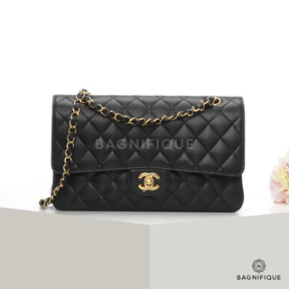 NEW CHANEL CLASSIC 10_ BLACK CAVIAR GHW