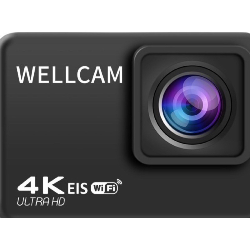 WELLCAM by ausek 4K AT-Q37CR allwinner V316 ACTIONCAMERA มีระบบกันสั่นและ ต่อMICนอกได้ เหมาะ ติดมอไซค์ และ ถ่ายใต้น้ำ