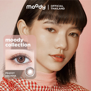 moody Peachy Arcadia (Peachy-Pink) มูดี้ คอนแทคเลนส์ รายเดือน