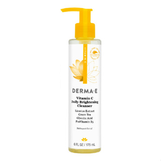 DERMA E เจลล้างหน้าวิตามินซี สูตรคืนผิวกระจ่างใส Vitamin C Daily Brightening Cleanser (175 ml)