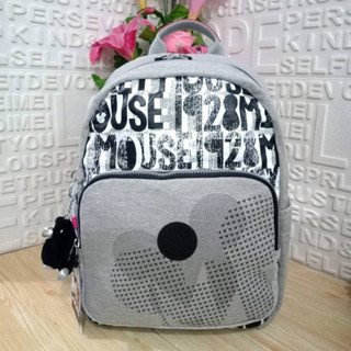 กระเป๋าเป้ กระเป๋าสะพาย มิกกี้ KIPLING MICKEY MOUSE BACKPACK (K10016) เป้สะพายหลัง วัสดุ Cotton