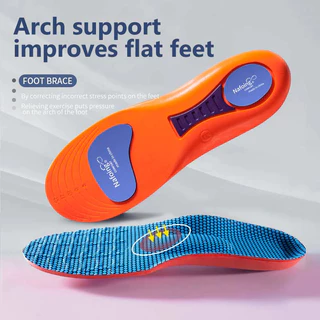 แผ่นเสริมรองเท้า ซัพพอร์ตแรงกระแทก กระชับปกป้อง ระบายอากาศได้ดี NFO Orthopedic Gel Insoles Pain Relief Pads