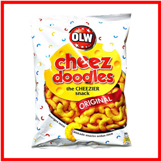 Cheez Doodles OLW Original 160g ขนม ขนมขบเคี้ยว ขนมกินเล่น ขนมชีส ชีส