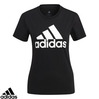 Adidas อาดิดาส เสื้อยืด เสื้อคอกลม W T-Shirt ESS Loungewear GL0722 BK(900)