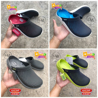 รองเท้าแตะลำลองแฟชั่น สไตล์ Crocs LiteRide Clog  สุดฮิต น้ำหนักเบา ใส่สบาย พร้อมส่ง