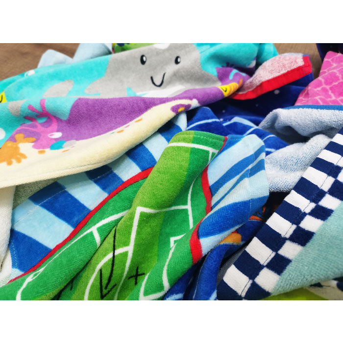 ผ้าขนหนูผืนยาว ||30x60|| ผ้าเช็ดตัวเด็ก ผ้าเช็ดผม งานตัดป้าย เนื้อนิ่ม ซับน้ำ ผ้าขนหนูผืนเล็ก ลายน่ารัก - รูปที่ 2