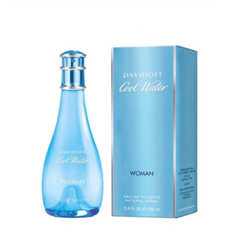 น้ำหอมของแท้ หิ้วจากยุโรป Cool Water For Women By Davidoff Eau De Toilette Spray 100ml ของแท้จากยุโรป