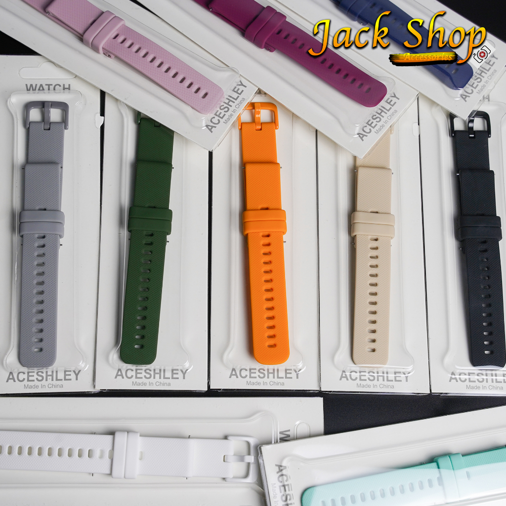 (🇹🇭อยู่ไทยพร้อมส่ง)สายนาฬิกาซิลิโคน Garmin Forerunner 255s , Venu 2s , Vivoactive 4s , Vivomove 3s ขนาด 18 มิล