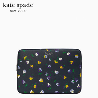 KATE SPADE NEW YORK STACEY PANSY TOSS PRINT UNIVERSAL LAPTOP SLEEVE KA535 กระเป๋าใส่โน๊ตบุ๊ค