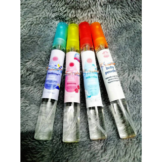 น้ำหอมกลิ่นแป้งเด็ก​ จอนสัน​ Set​ 4​ กลิ่น​(ม่วง+ชมพู+ฟ้า+ขาว)​ 10ML**ขนส่ง Kerry**