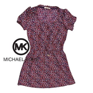 Michael Kors:  Floral Jersey Dress ชุด แซคลายดอกไม้