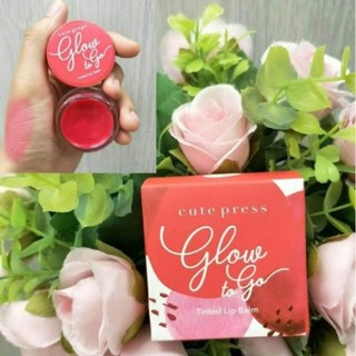 Cutepress Glow to go Lip Balm 3.7g. 03 Ruby Red 👄มีสีเดี่ยวนะ