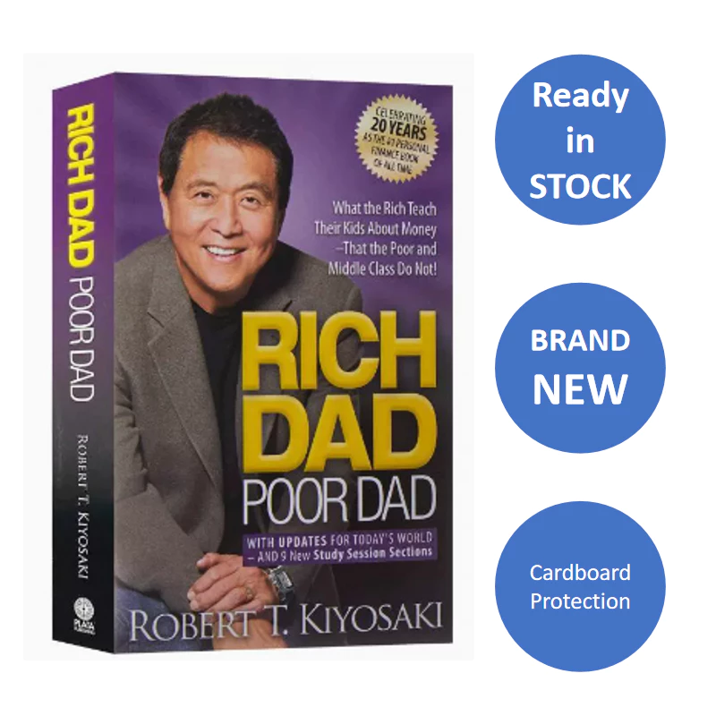 【ENGLISH】 Rich dad Poor dad Paperback Bestseller