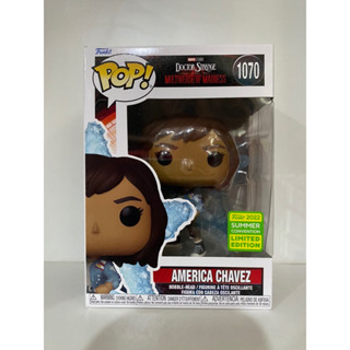 Funko Pop America Chavez Marvel Doctor Strange in the Multiverse of Madness SDCC 2022 Exclusive 1070