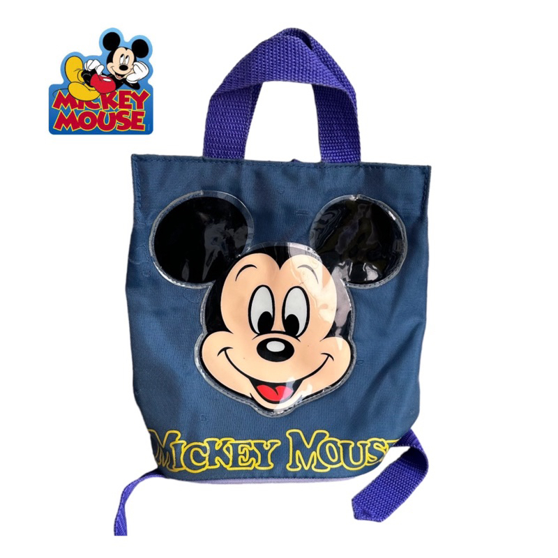 Mickey mouse กระเป๋าเป้เด็ก มิกกี้เม้าส์ วินเทจ