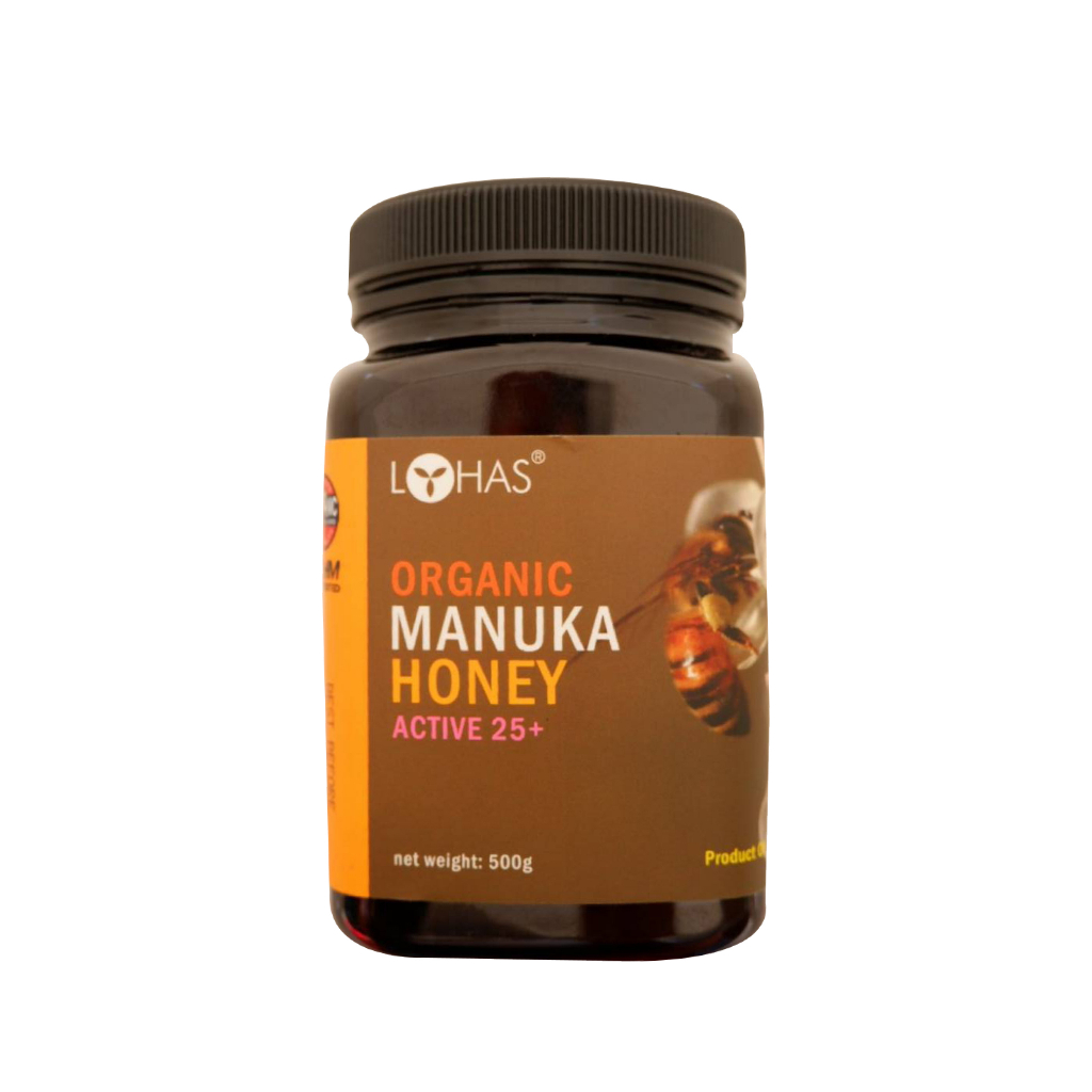 LOHAS | Organic Manuka Honey Active 25+ | น้ำผึ้งมานูก้า 25+ 500g