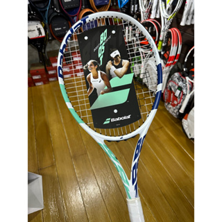 ไม้เทนนิส BABOLAT BOOST DRIVE (WHITE/MINT) หน้าไม้ 105 น้ำหนัก 260 กรัม