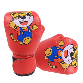 นวมชกมวย นวมชกมวยเด็ก Kids Boxing Glove ถุงมือชกมวย - ลายการ์ตูน